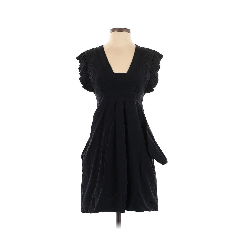Tony Cohen Women's Black Cocktail Dress Sz 4 Designer Party‎ Holiday Mini Silk